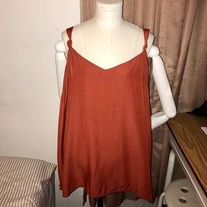 Silk tank top